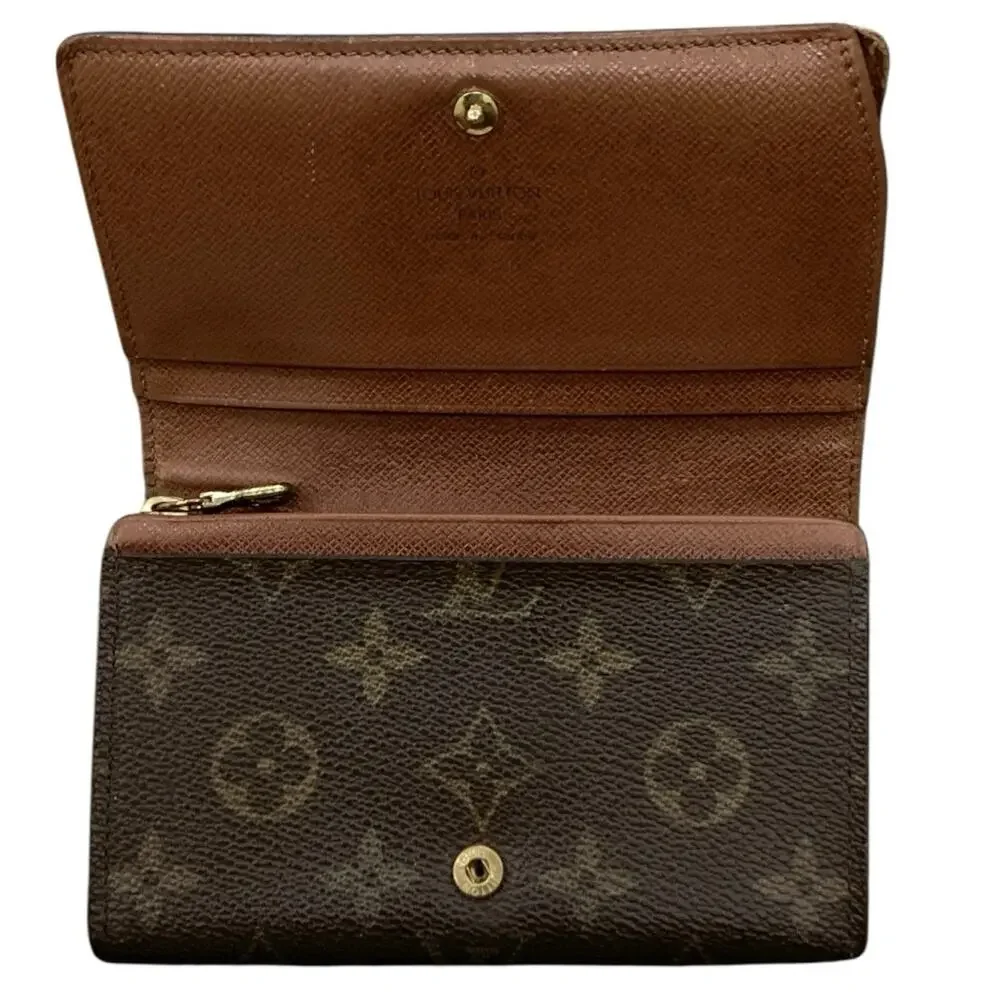 VTG Louis Vuitton Monogram Tresor Wallet RA0012 (Dark Brown) - Picture 3 of 5